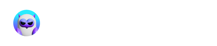 Creative Owls White logo